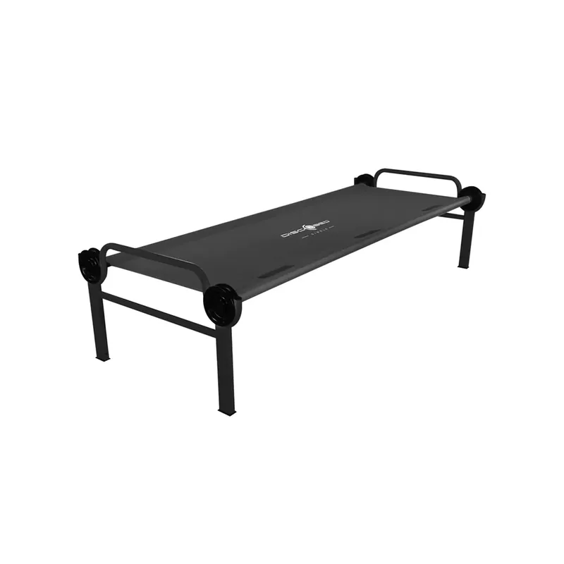 Sichere Zahlung Disc-O-Bed Feldbett Single L schwarz 208x82cm bis 227kg Campingbett Reisebett