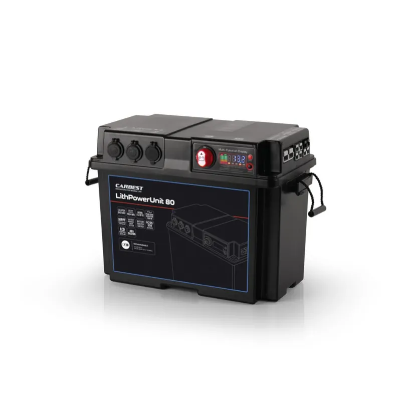 Versand Am Gleichen Tag ALL-IN-ONE Power Unit Carbest LithPowerUnit 80, Wechselrichter für Caravan