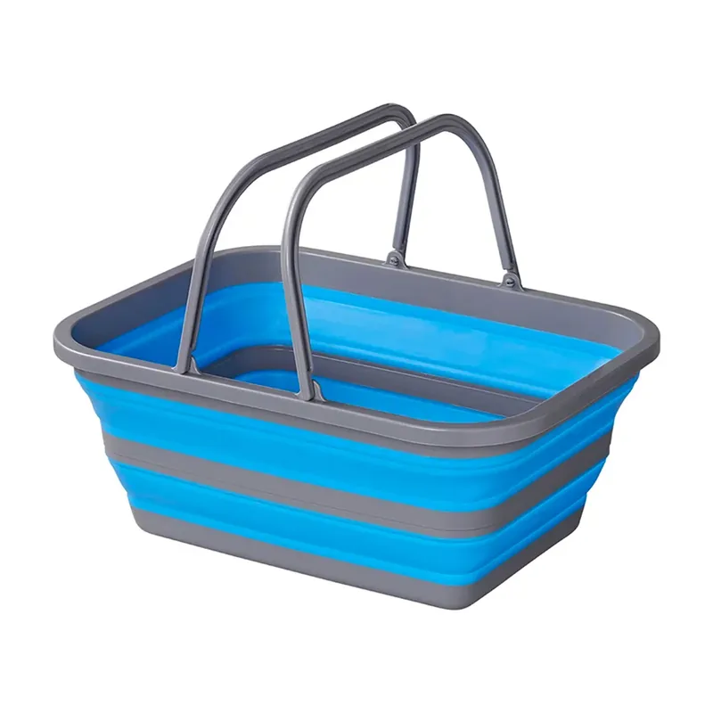 Faltbare Waschschüssel 16 Liter Spülschüssel Camping Faltschüssel Silikon Spüle Bestseller