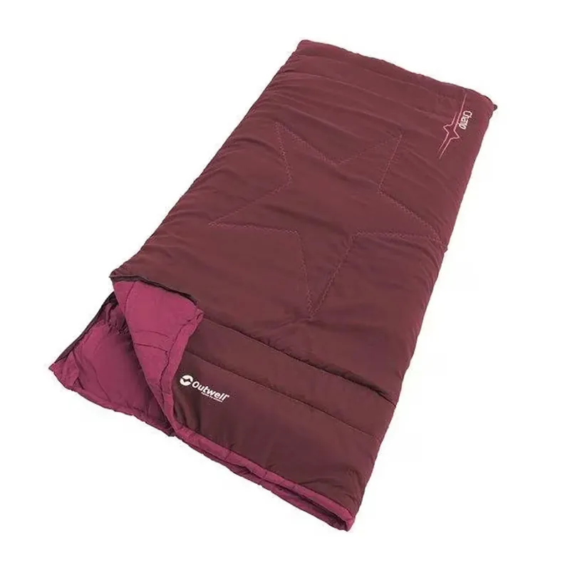 Outwell Schlafsack CHAMP Kids, Deep Red, 150x70cm Deckenschlafsack Decke Ausverkauf