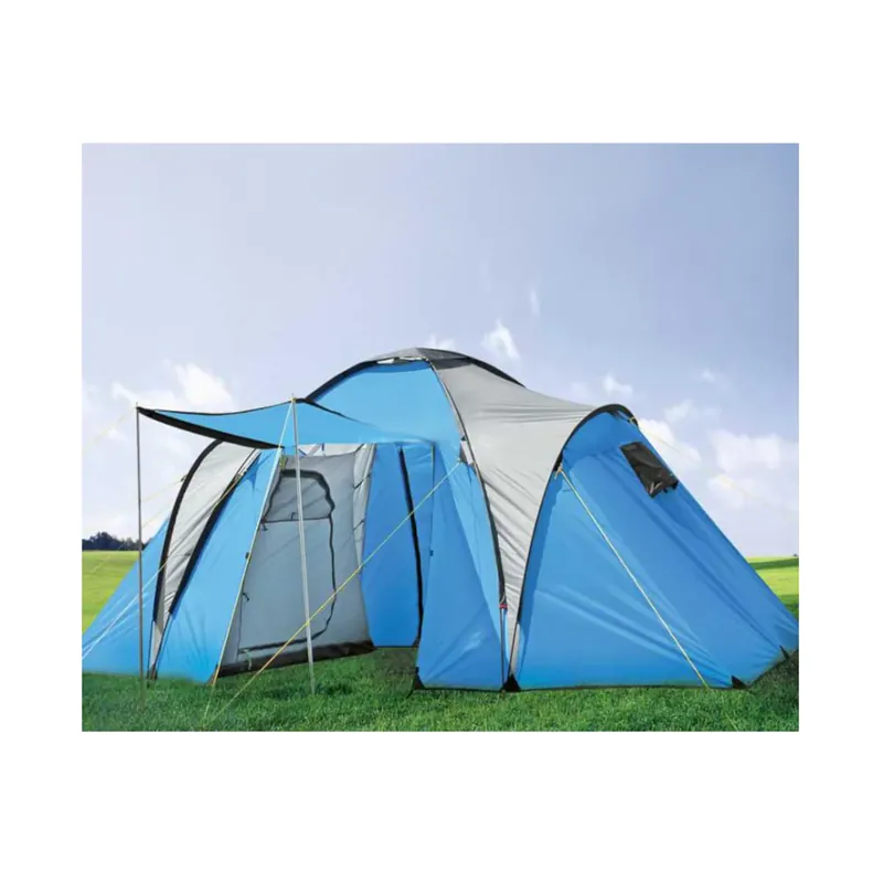 Top-Preis Reimo TT Zelt Creastone Peak - 450x210cm 4 Personen blau Familienzelt Kuppelzelt