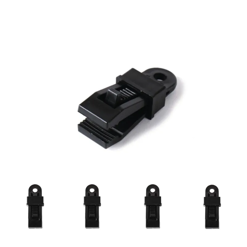 Befestigung Clips für Zeltteppiche - 4er Set Vorzeltteppich Clips Kunststoff Geprüft