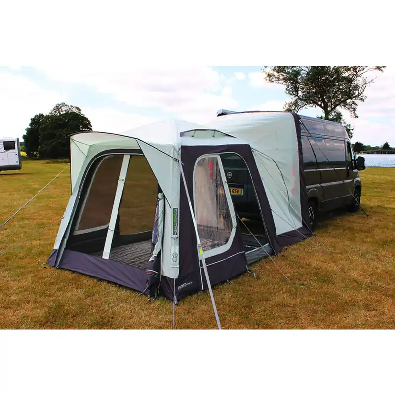 Schneller Versand Aufblasbares Heckzelt Movelite Tail 1 Luft Busvorzelt 250x440cm Zelt freistehend