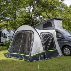 Neue Kollektion Hispaniola Sonnensegel mit Front- und Seitenwänden 320x240cm Busvorzelt Campingbus Vorzelt