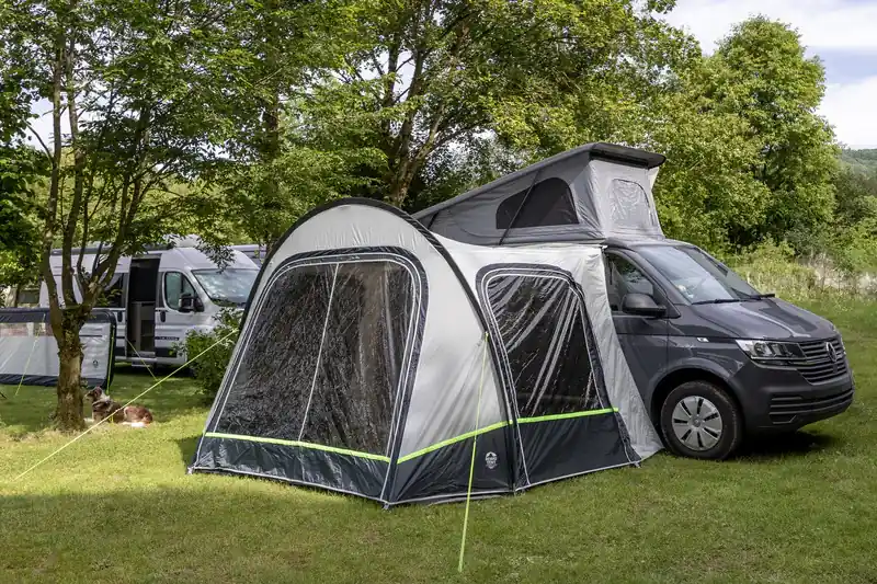 Neue Kollektion Hispaniola Sonnensegel mit Front- und Seitenwänden 320x240cm Busvorzelt Campingbus Vorzelt