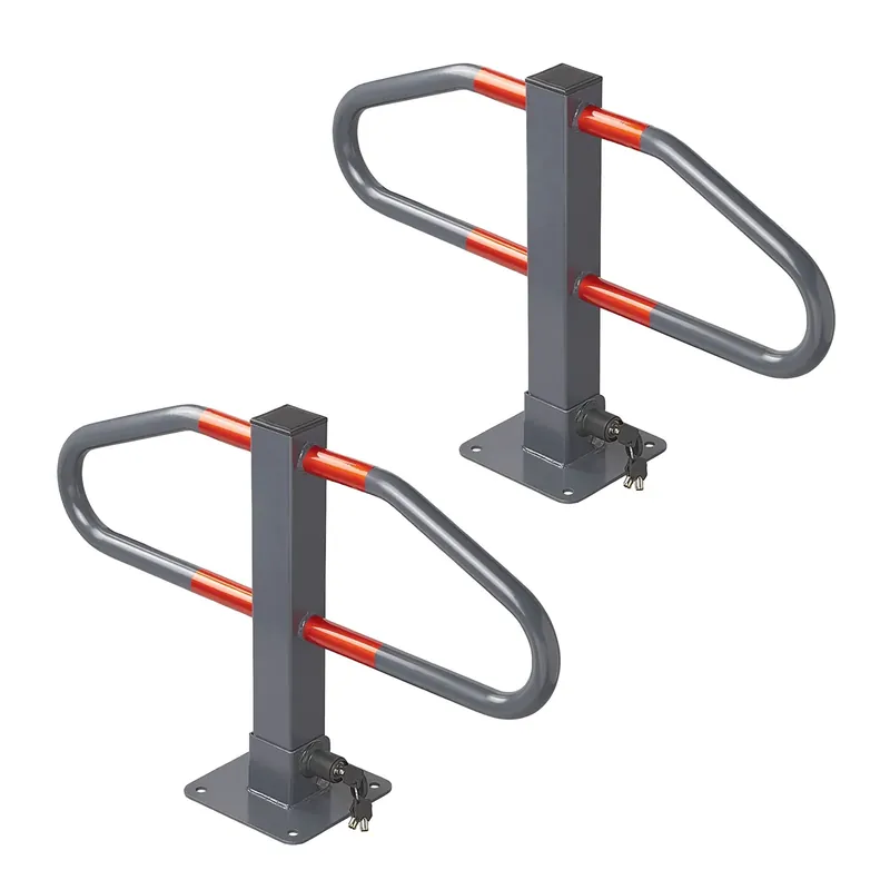 Top-Angebot 2er Set Parkbügel mit integriertem Schloss aus Stahl Aufrecht (BxH): 70 x 45,8 cm
