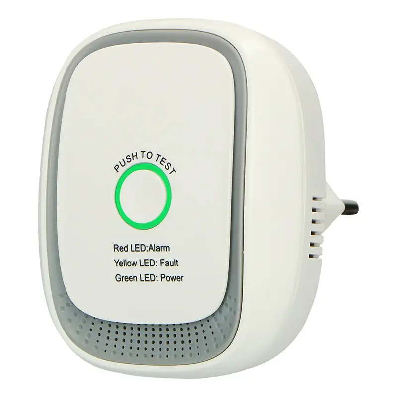 Methan Gasmelder Plug&Play, Netzspannung 230 V / 50 Hz, 70 dB Zertifiziert