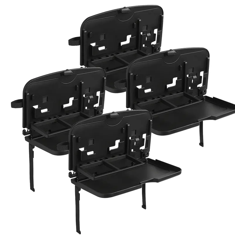 4er Set Multifunktionaler Autotisch für den Rücksitz mit Getränkehalter und Handyhalter Mega-Angebot