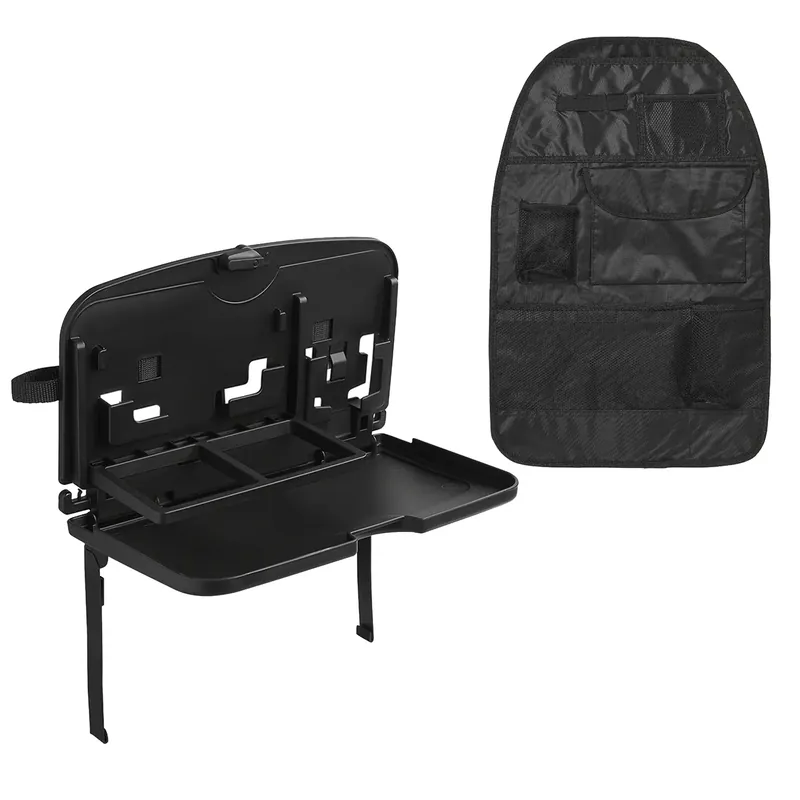 Expressversand Multifunktionaler Autotisch und Auto Organizer für den Rücksitz mit Getränkehalter und Handyhalter