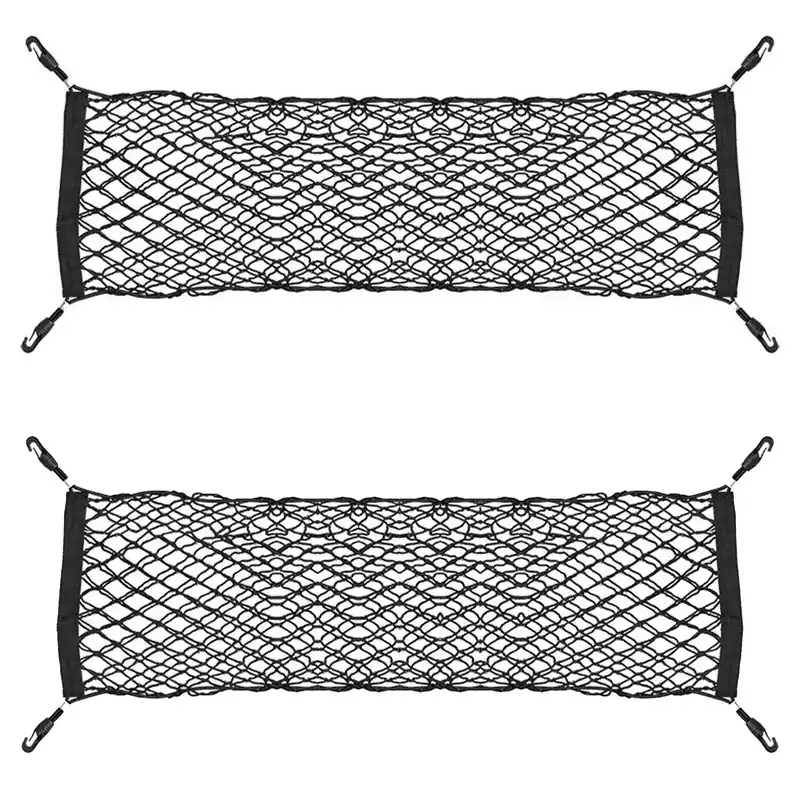 2x ProPlus Kofferraumnetz 65x75cm 4 Haken inkl. Tasche Netz Gepäcknetz Autonetz Neu Im Sortiment