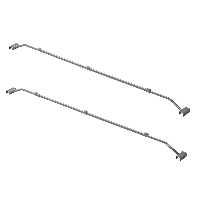2x Anhänger Flachplanenbügel verstellbar 140-208cm Planenstütze Planenbügel Günstig
