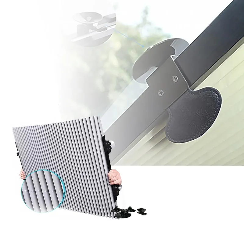 Frontscheibenrollo - versch. Größen - Plissee für Frontscheibe innen, 70 cm oder 80 cm, universal Preiswert