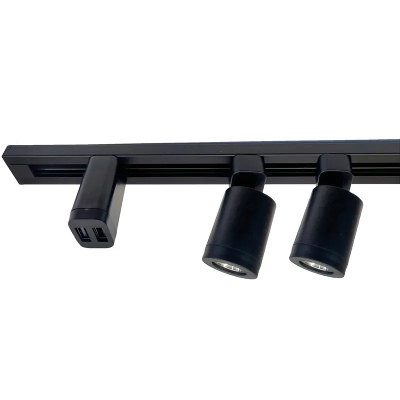 LANCIANO Komplett Set Small 2x Spotlight + 1x USB + 1x Stromschiene - Wohnwagen Expressversand