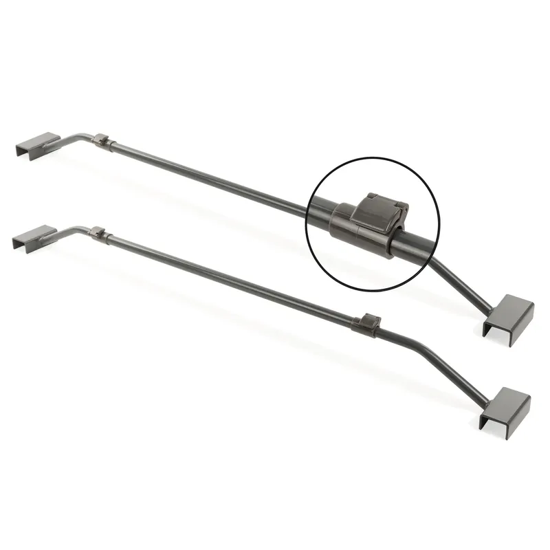 Mega-Angebot 2x Wamovo Anhänger Flachplanenbügel verstellbar 100-155cm Planenstütze Bügel