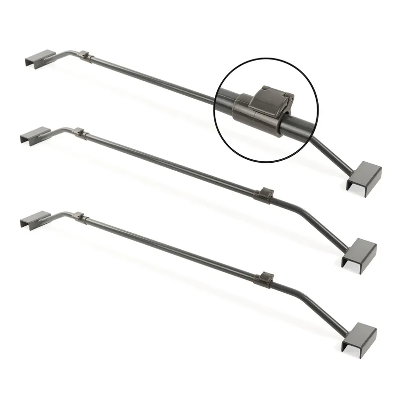 Top-Seller 3x Wamovo Anhänger Flachplanenbügel verstellbar 100-155cm Planenstütze Bügel