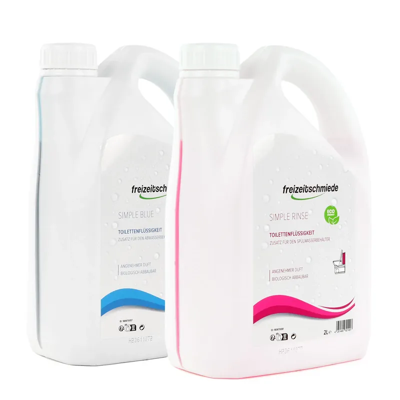 Freizeitschmiede Set Simple Blue + Rinse Toiletten Zusatz je 2L Sanitärflüssigkeit Online Kaufen