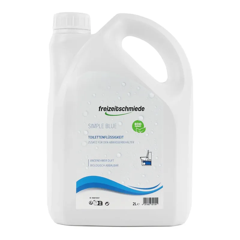 Freizeitschmiede Simple Blue Toiletten Zusatz 2L Abwasserbehälter Sanitärflüssigkeit Sets Wochenendangebot