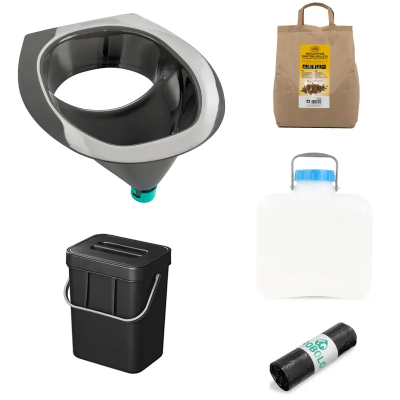 Sofort Bestellen DIY Set Trenntoilette Selbstbau-Set Bausatz Trocken Trenn Toilette XXL Set