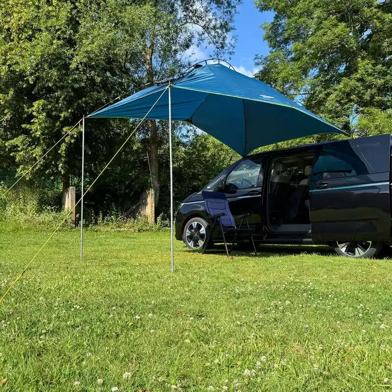 freizeitschmiede® Advan Teardrop Markise – Tragbares Sonnensegel für SUV, Van & Camping Aktuell