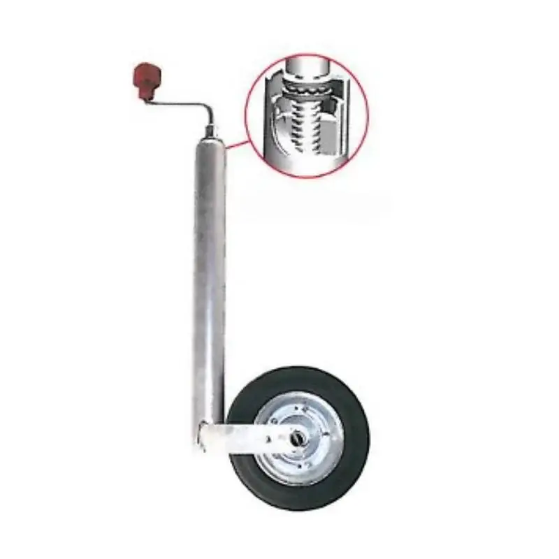 AL-KO Stützrad Plus Ø48 mm – Vollgummireifen 200 x 50 mm, 150 kg Tragfähigkeit Preis Gesenkt