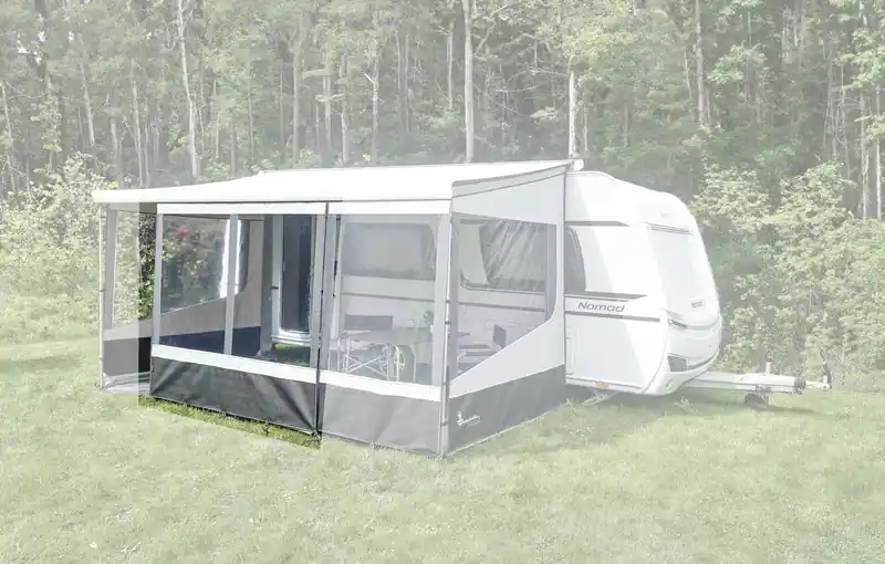Preisreduziert WIND FRONT 120 Seitenwand – UV-beständig für Markisen 250 cm