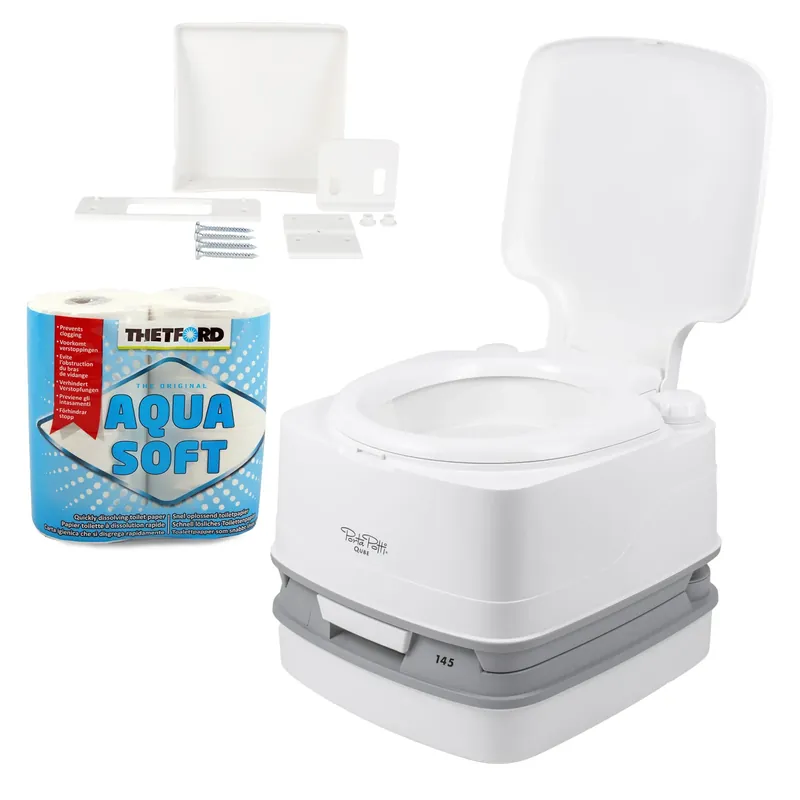 Thetford Porta Potti Qube 145 Campingtoilette Befestigung Toilettenpapier Chemie Bestpreis