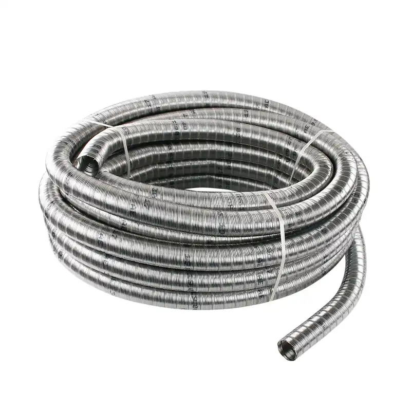 1 Meter Abgasschlauch Abgasrohr Truma 55 mm biegsam Edelstahl SL 3002 Finale Aktion