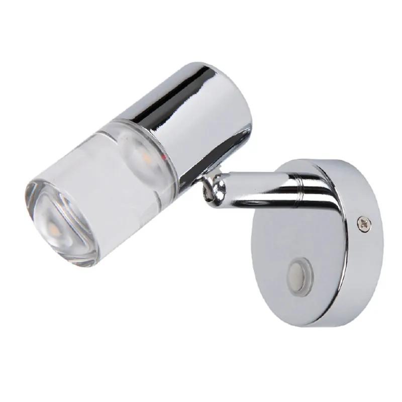 12 Volt LED-Spot mit Touch-Schalter und Glasschirm Abverkauf