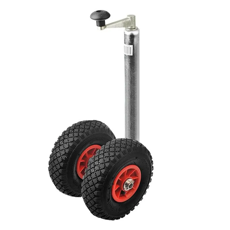Zwillingstützrad 300KG 48mm Doppel-PU-Rad Bugrad Stützrad Beliebt