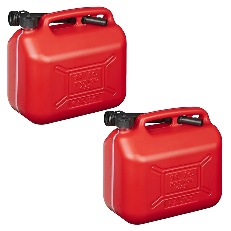 2 x Kraftstoffkanister 10L Kunststoff Benzinkanister Reserve Diesel Billig