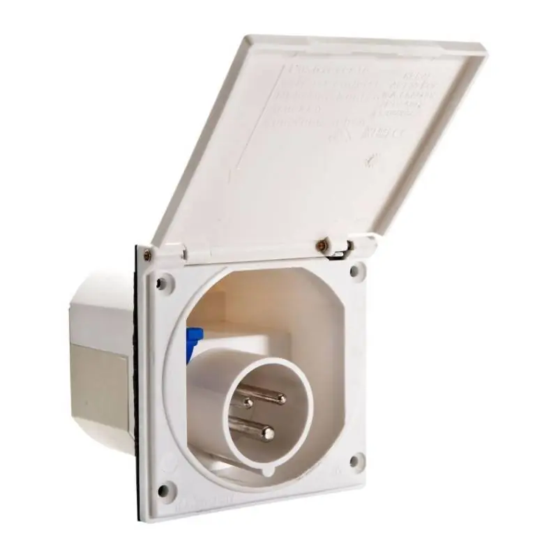 Caravan Einspeisungsstecker CEE - creme Preisknaller