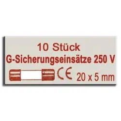 Markenprodukt Feinsicherung 10A, 10er Pack