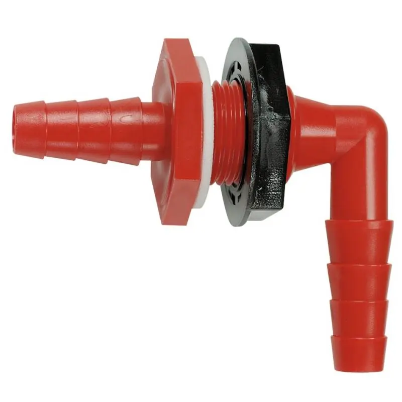 Tankdurchführung 10/12 mm Winkel Neue Ware
