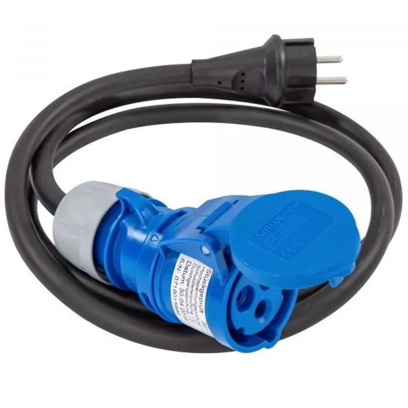 Finale Aktion CEE Kupplung - Schuko Stecker - 1,5 m