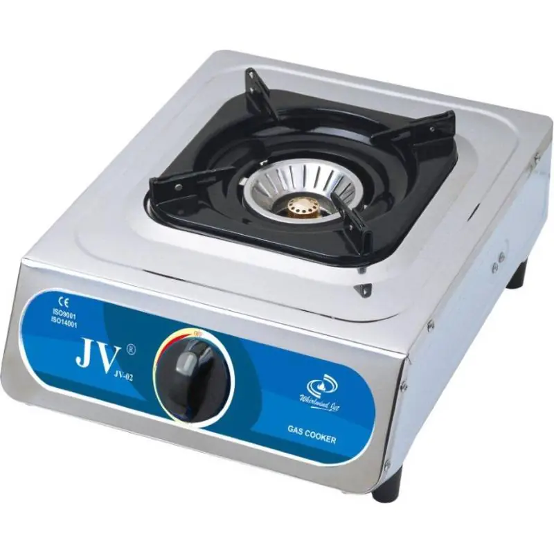 Edelstahl Campingkocher Turboflamme 1-flammig Neu