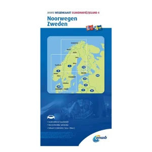 ANWB Norwegen/Schweden 5 Straßenkarte Sonderaktion