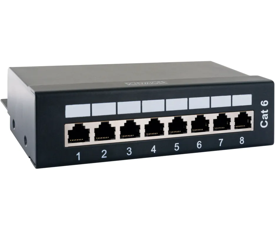 Schwaiger RJ45 8-Port patchpanel Preisknaller