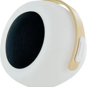 Schwaiger runde LED Tischleuchte mit Bluetooth Lautsprecher Neue Kollektion