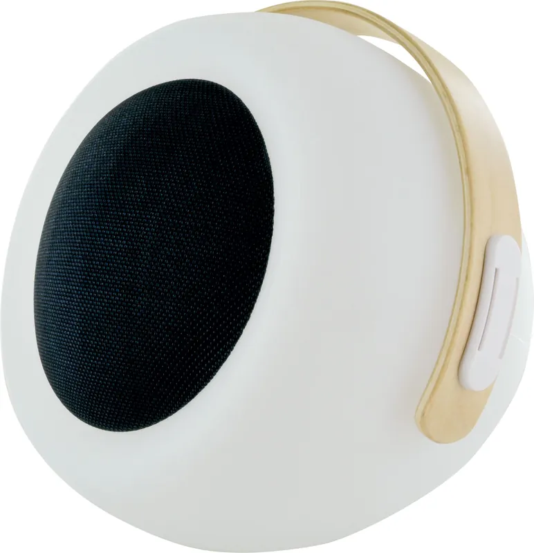 Schwaiger runde LED Tischleuchte mit Bluetooth Lautsprecher Neue Kollektion