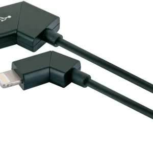Kracherpreis Schwaiger USB 2.0 Apple drehbares Ladekabel