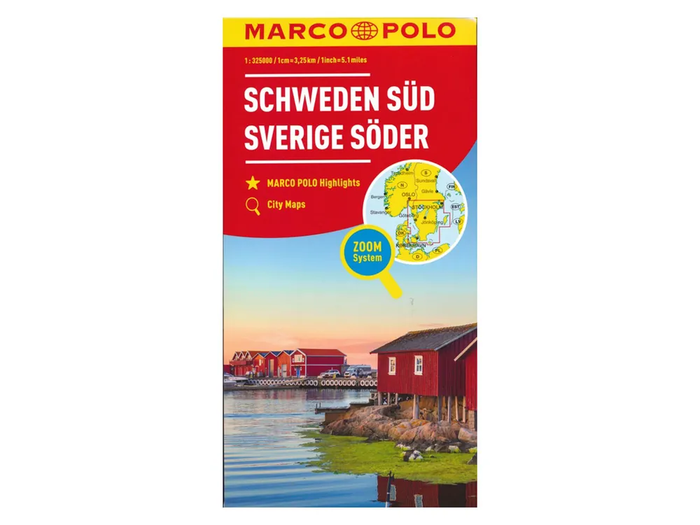 Sichere Zahlung Marco Polo Südschweden Straßenkarte