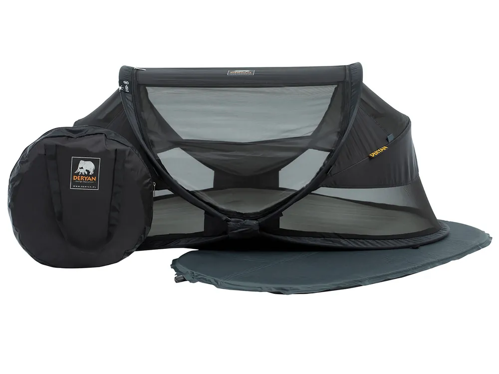 Deryan Baby Luxe Schwarz Campingbett Wochenendangebot