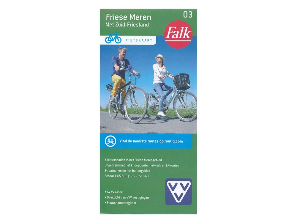Falk Friese Meren mit Zuid-Friesland 03 Fahrradkarte Top-Angebot