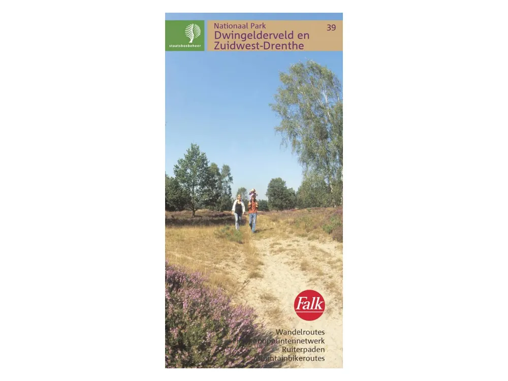 Neuheit Falk Dwingelderveld und Zuidwest 39 Wanderkarte