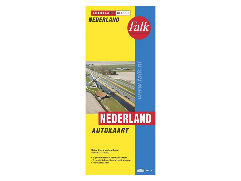 Versand Am Gleichen Tag Falk Classic 2021 Niederlande Straßenkarte