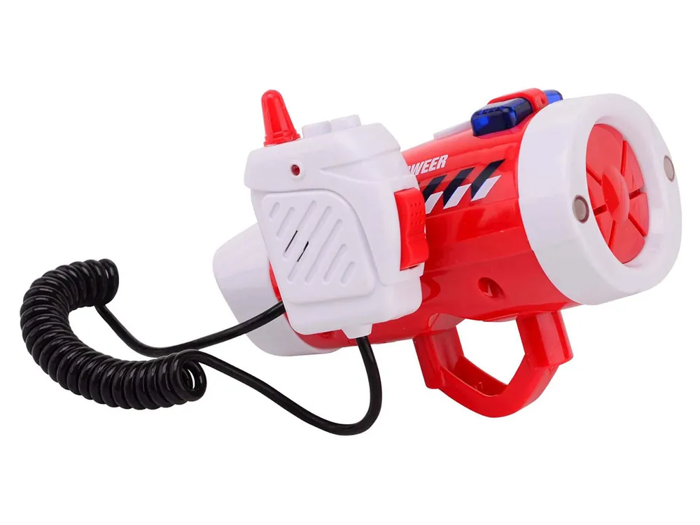 Bike Fun Feuerwehrsirene mit Fahrradlampe und Mikrofon Super-Preis