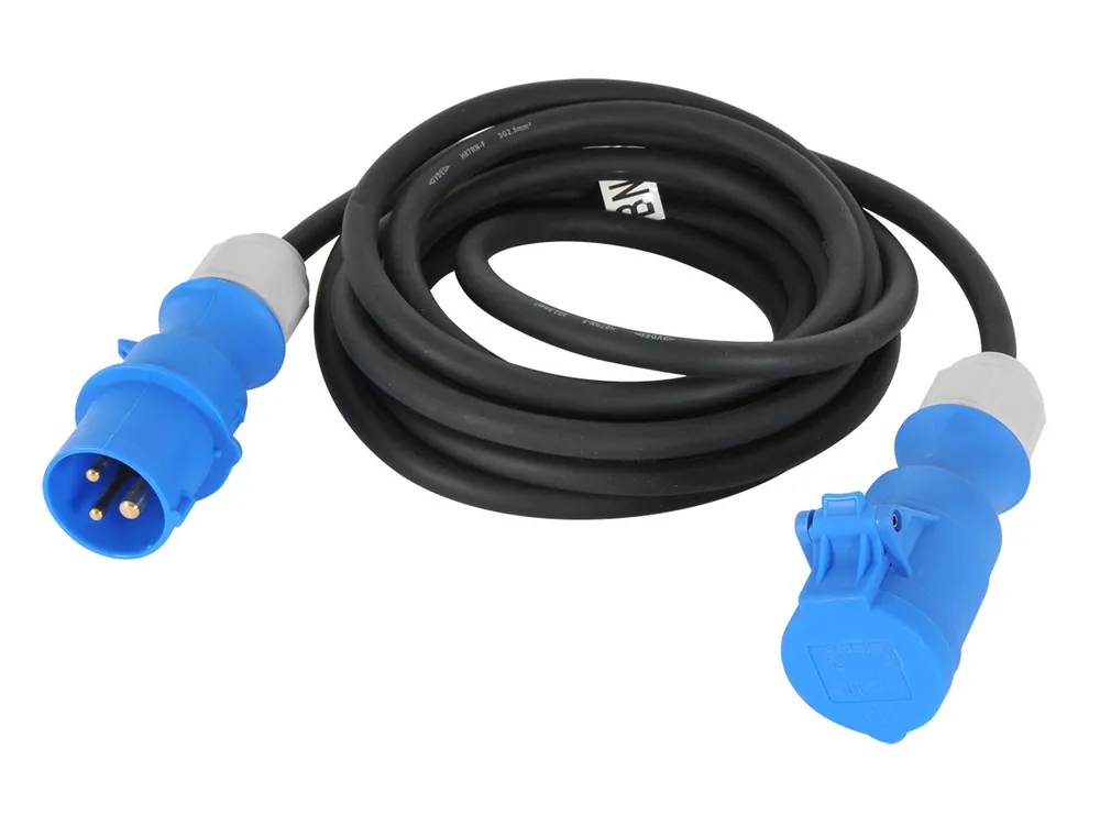 Abverkauf Schwabe 5 Meter 2,5 mm² CEE Verlängerungskabel