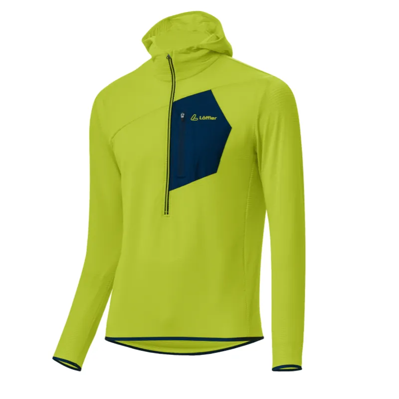 Finale Aktion Löffler HZ Aero TechFleece hellgrünes Herren Hoodie