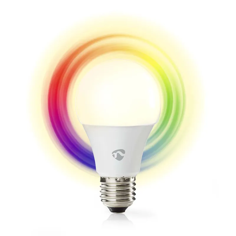 Schneller Versand Nedis WIFILRC10E27 SmartLife Vollfärbige LED-Lampe