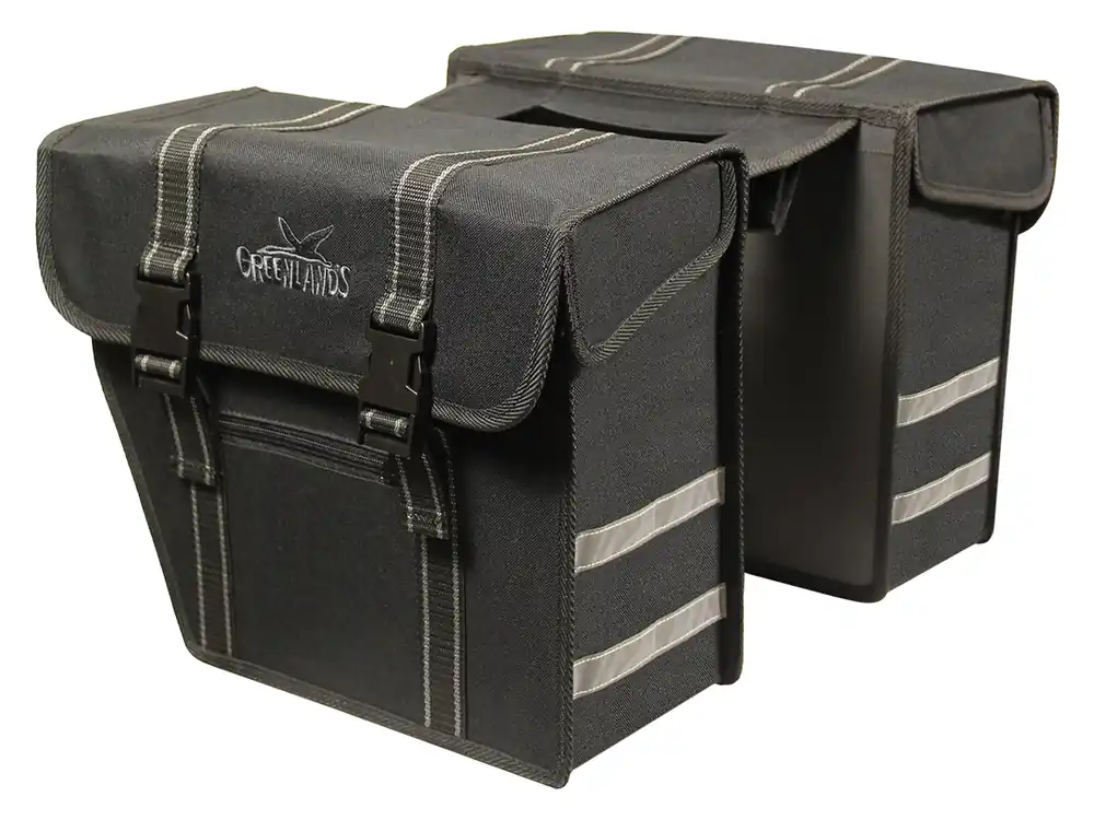 Super-Preis Greenlands 25 Liter schwarze doppelte Fahrradtasche